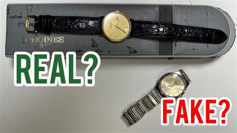 how to spot a fake longines watch|watch talk longines case.